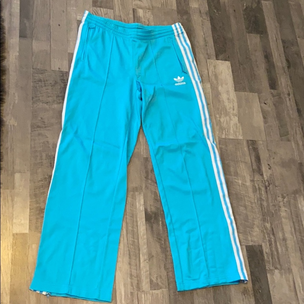 Woman’s Adidas Track Pants Baby Blue